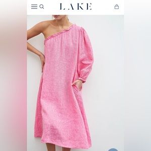 Lake Pajamas Milly Midi Dress in Zinnia